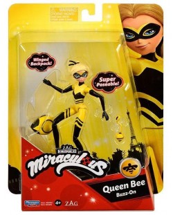 Playmates Miraculous - Queen Bee, Buzz-On, cu accesorii