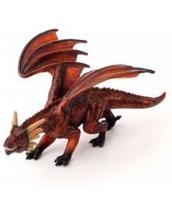 Figurina Mojo Fantasy&Figurines - Dragon de foc cu maxilar mobil