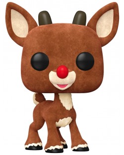Figurină Funko POP! Movies: Rudolph - Rudolph (Flocked) (Special Edition) #1260