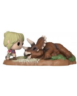 Figurina Funko POP! Moment: Jurassic Park - Dr. Sattler with Triceratops (Special Edition) #1198