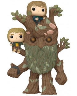 Figurină Funko POP! Movies: The Lord of the Rings - Treebeard with Merry & Pipin #1579, 15 cm