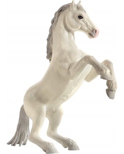 Figurină Mojo Farmland - Cal, Mustang alb