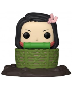 Figurină Funko POP! Deluxe: Demon Slayer - Nezuko Kamado in Basket (Special Edition) #1309