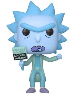 Figurina Funko POP! Animation: Rick & Morty - Hologram Rick Clone #659