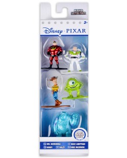 Set figurine Nano Metalfigs Disney Pixar - 5 bucati