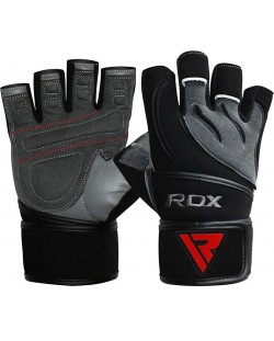 Mănuși RDX Fitness - L4, mărimea L, gri/negru
