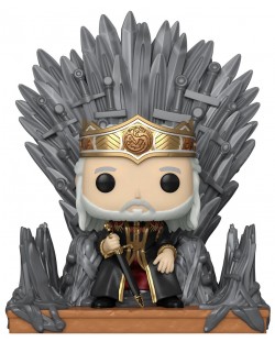 Figurină Funko POP! Deluxe: House of the Dragon - Viserys on the Iron Throne #12
