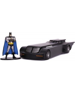 Figurina Metals Die Cast DC Comics: Batman - The Animated Series Batmobile with figure