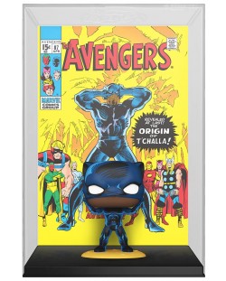 Figurină Funko POP! Comic Covers: The Avengers - Black Panther (Special Edition) #36