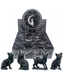 Figurină Nemesis Now Adult: Gothic - Lucky Black Cat, 6 cm (Mystery Box)