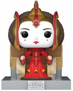 Figurină Funko POP! Deluxe: Star Wars - Queen Amidala on the Throne #705