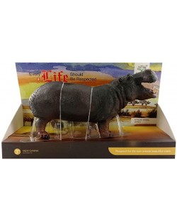 Figurină Raya Toys - Hipopotam, 22 cm