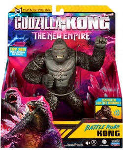 Figurină cu funcții MonsterVerse Godzilla x Kong - Kon cu vuiet puternic, 18 cm