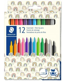 Carioci Staedtler Pattern 325 - 12 culori, sortiment