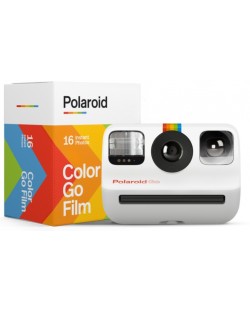 Set aparat foto instant și film Polaroid - Go Everything Box, alb