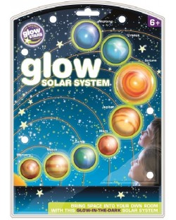 Stickere fosforescente Brainstorm Glow - Sistemul solar