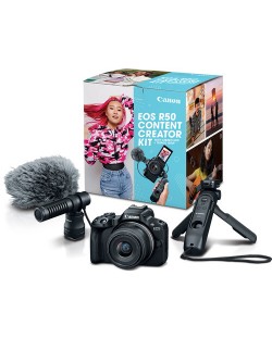 Canon EOS R50 Content Creator Kit, negru