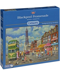 Puzzle Gibsons de 500 piese - Aleea Blackpool, Derek Roberts
