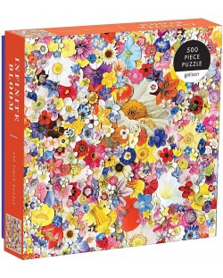 Puzzle Galison de 500 piese - Covor de flori, Ben Gillis