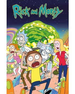 Poster maxi GB Eye Rick and Morty - Group