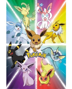 Poster maxi GB Eye Pokémon - Eevee Evolution