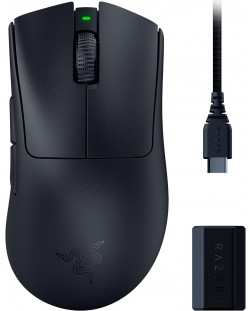 Mouse de gaming Razer - DeathAdder V3 Pro + Wireless Dongle Bundle, negru
