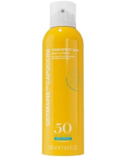 Germaine de Capuccini Timexpert Sun Spray pentru față și corp, SPF50, 200 ml