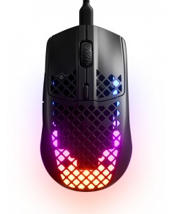 Mouse gaming SteelSeries - Aerox 3, optic, negru