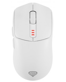 Mouse de gaming Genesis - Zircon 500, optic, wireless, alb