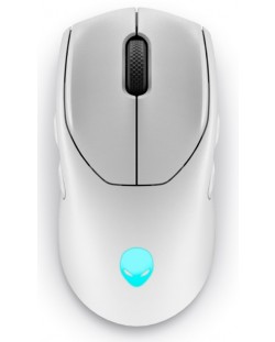 Mouse de gaming Alienware - AW720M, optic, wireless, Lunar Light
