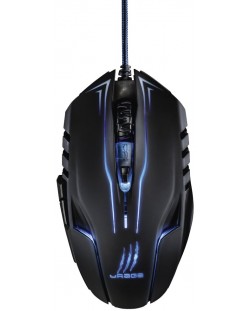 Mouse gaming Hama - uRage Reaper Ess, optic, negru/albastru