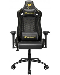 Scaun de gaming COUGAR - Outrider S, negru/auriu