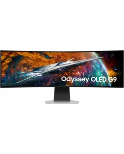 Monitor de gaming Samsung - Odyssey G9 LS49CG950, 49", 240Hz, 0.03ms, curbat