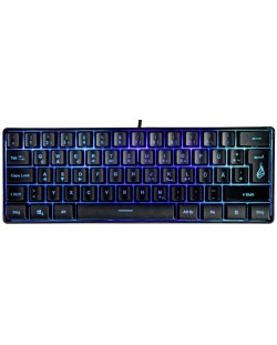 SureFire Gaming Keyboard - KingPin X1 60%, RGB, negru