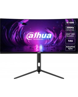 Monitor gaming Dahua - LM30-E330CA, 30'', WFHD, 200Hz, 1ms, Curved, VA, черен