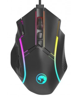 Mouse gaming Marvo - M653 RGB, optic, negru