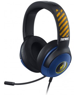 Căști gaming Razer - Kraken V3 X Fortnite Ed., negre/albastre