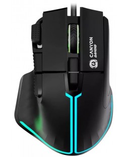 Mouse gaming Canyon - Fortnax, optic, negru