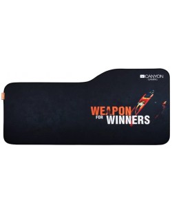 Mousepad gaming Canyon - CND-CMP10, L, moale, neagra