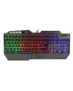 Tastatura gaming Fury - Skyraider, RGB, neagra