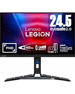 Monitor gaming Lenovo - Legion R25f-30, 24.5'', 240Hz, 0.5 ms, VA
