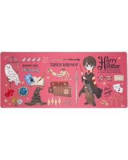 Mouse pad pentru gaming Erik - Harry Potter, XL, moale, roz