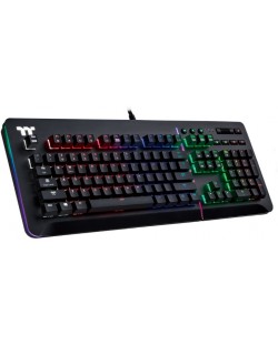 Tastatură gaming Thermaltake - Level 20, Cherry Blue Switch, RGB, neagră