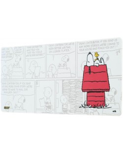 Mouse pad gaming Grupo Erik - Snoopy, XL, moale, alb