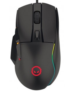 Mouse de gaming Lorgar - Jetter 357, optic, negru