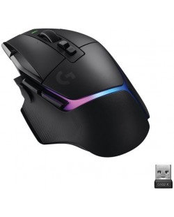 Mouse de gaming Logitech - G502 X Plus EER2, optic, wireless, negru