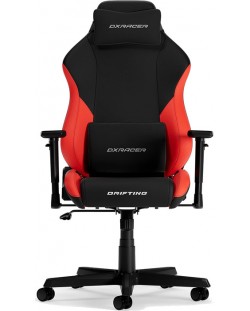 Scaun gaming DXRacer - Drifting L, negru/roșu