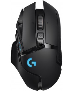 Mouse gaming Logitech - G502 LightSpeed, wireless, negru