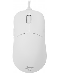 Mouse gaming  White Shark - GRAPHENE, optic, alb