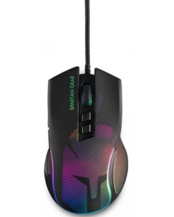 Mouse de gaming Spartan Gear - Agis, optic, multicolor